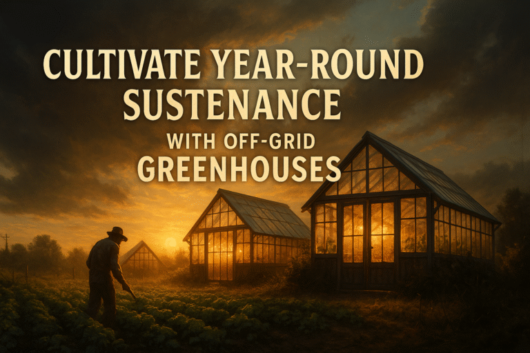 Cultivate Year-Round Sustenance with Off-Grid Greenhouses