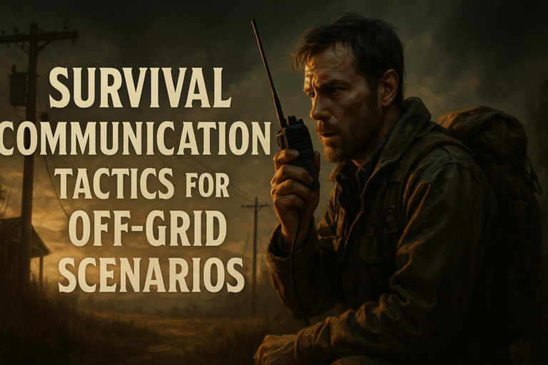 Survival Communication Tactics for Off-Grid Scenarios