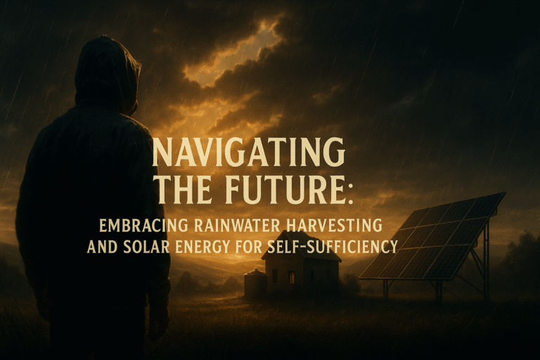 Navigating the Future: Embracing Rainwater Harvesting and Solar Energy for Self-Sufficiency