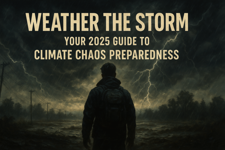 Weather the Storm: Your 2025 Guide to Climate Chaos Preparedness