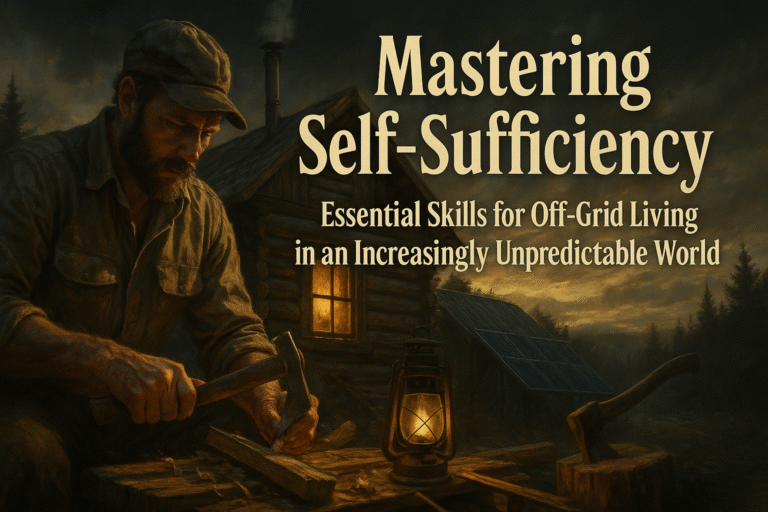 Mastering Self-Sufficiency: Essential Skills for Off-Grid Living in an Increasingly Unpredictable World