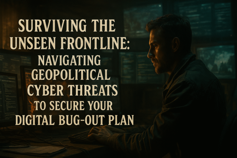 Surviving the Unseen Frontline: Navigating Geopolitical Cyber Threats to Secure Your Digital Bug-Out Plan