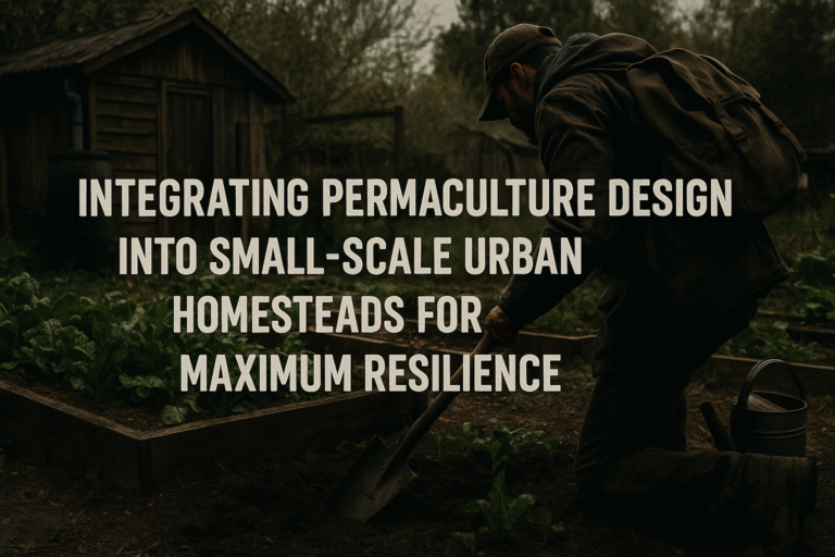 Integrating Permaculture Design into Small-Scale Urban Homesteads for Maximum Resilience