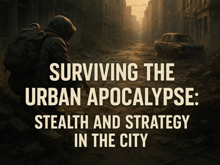 Surviving the Urban Apocalypse: Stealth and Strategy in the City