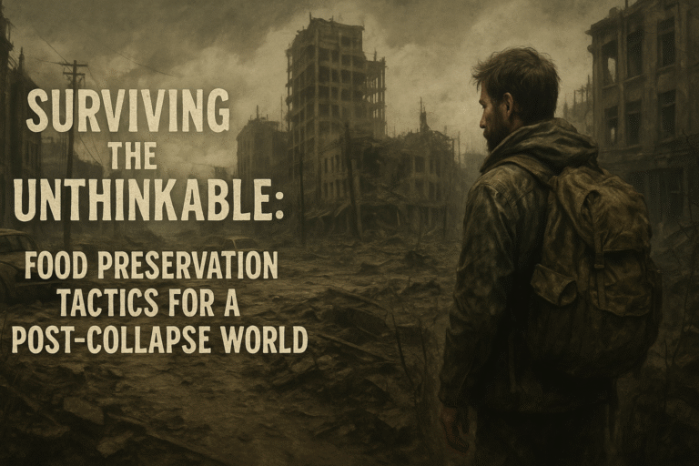 Surviving the Unthinkable: Food Preservation Tactics for a Post-Collapse World