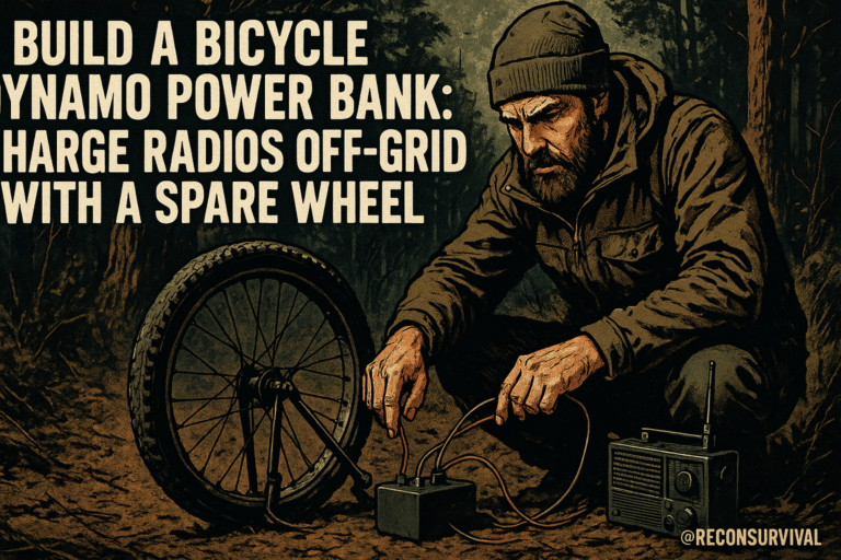 Build a Bicycle Dynamo Power Bank: Charge Radios Off-Grid with a Spare Wheel