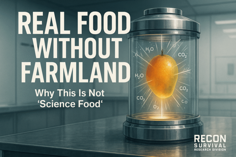 Real Food Without Farmland: Why This Is Not “Science Food”