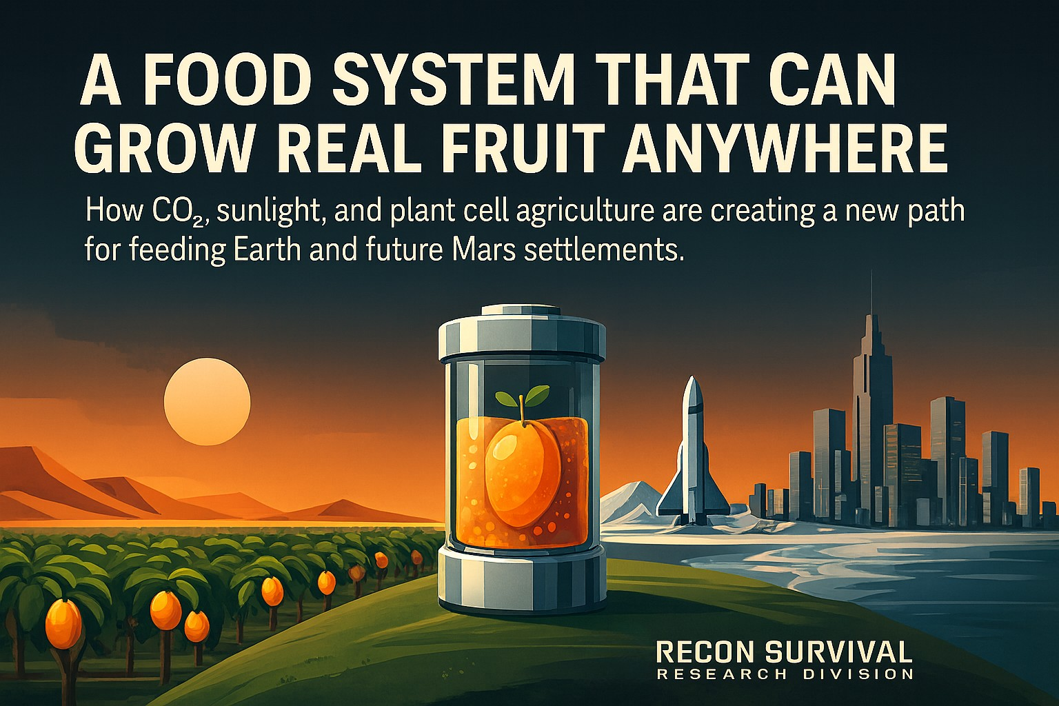 A Food System That Can Grow Real Fruit Anywhere