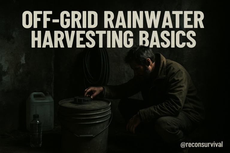 Off-Grid Rainwater Harvesting Basics