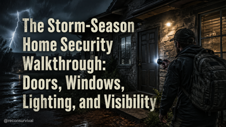The Storm-Season Home Security Walkthrough: Doors, Windows, Lighting, and Visibility