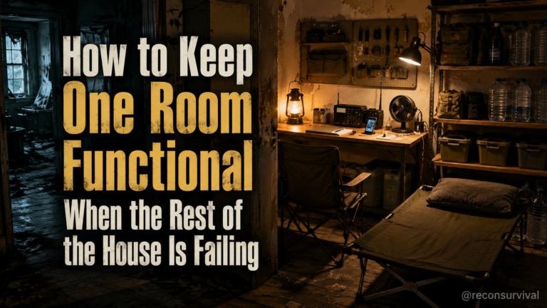 How to Keep One Room Functional When the Rest of the House Is Failing