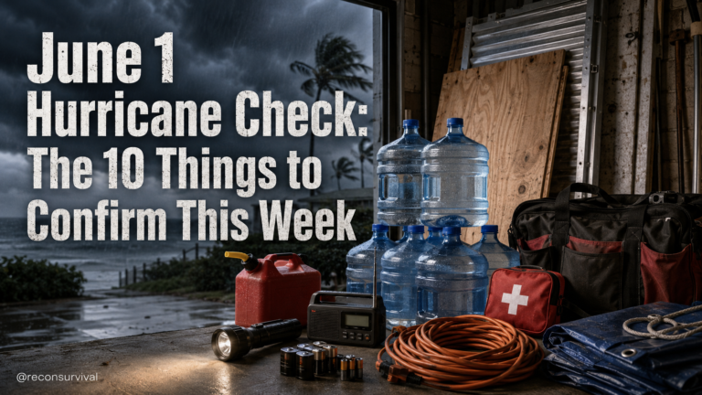 June 1 Hurricane Check: The 10 Things to Confirm This Week