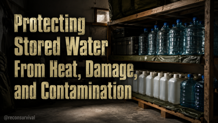 Protecting Stored Water From Heat, Damage, and Contamination