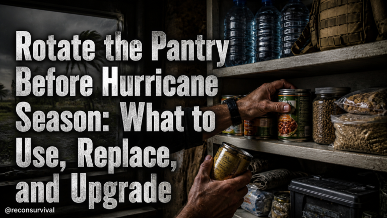 Rotate the Pantry Before Hurricane Season: What to Use, Replace, and Upgrade