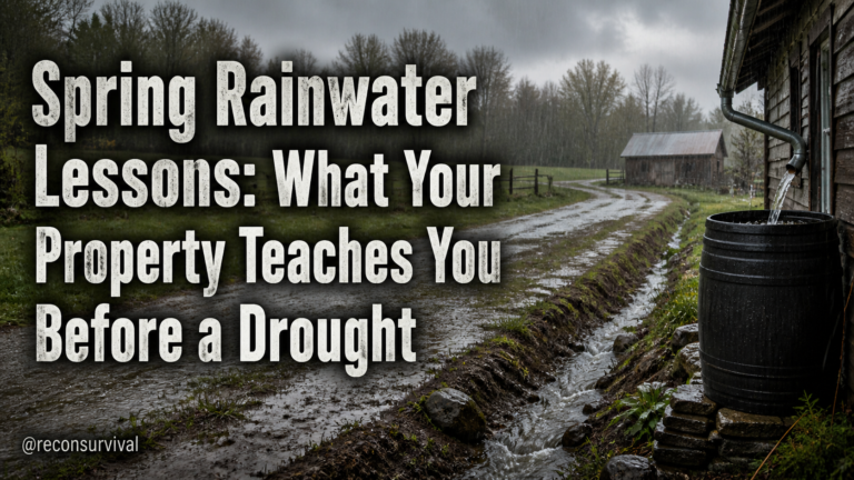 Spring Rainwater Lessons: What Your Property Teaches You Before a Drought