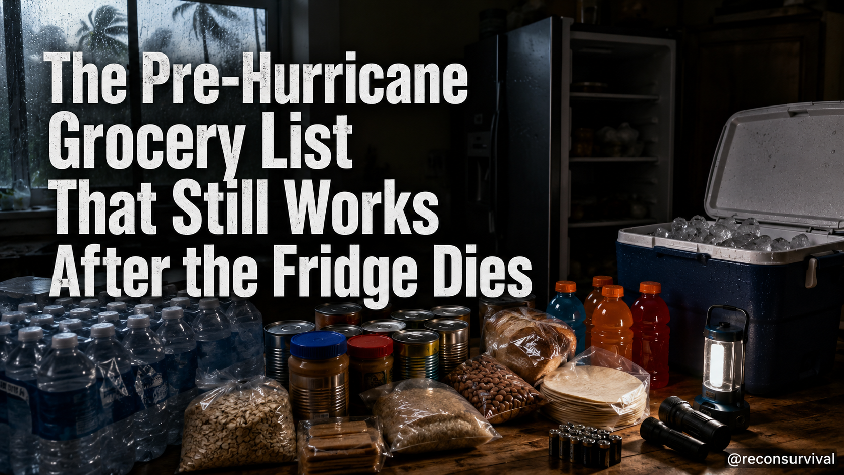 The Pre-Hurricane Grocery List That Still Works After the Fridge Dies