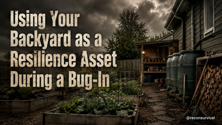 Using Your Backyard as a Resilience Asset During a Bug-In