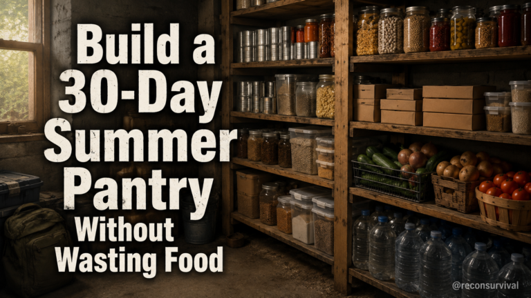 Build a 30-Day Summer Pantry Without Wasting Food