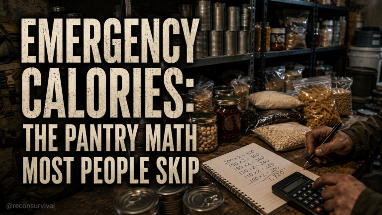 Emergency Calories: The Pantry Math Most People Skip