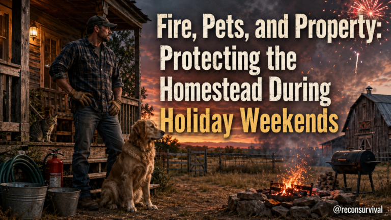 Fire, Pets, and Property: Protecting the Homestead During Holiday Weekends