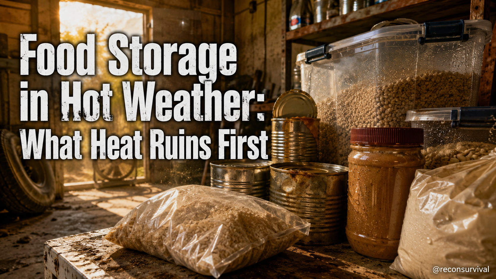 Food Storage in Hot Weather: What Heat Ruins First