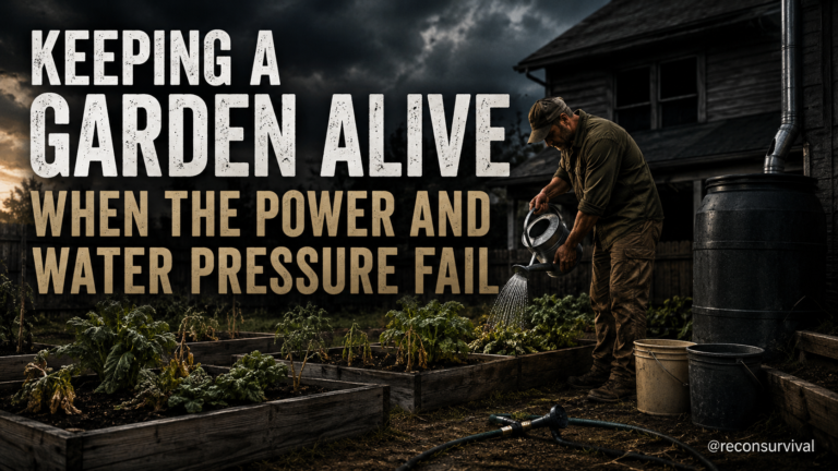 Keeping a Garden Alive When the Power and Water Pressure Fail