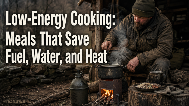 Low-Energy Cooking: Meals That Save Fuel, Water, and Heat