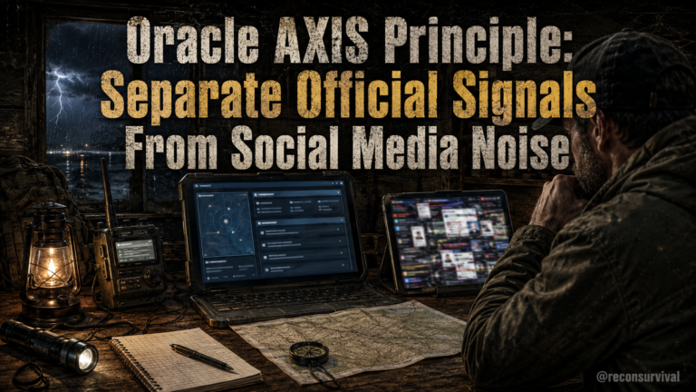 Oracle AXIS Principle: Separate Official Signals From Social Media Noise