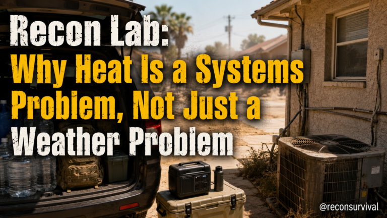 Recon Lab: Why Heat Is a Systems Problem, Not Just a Weather Problem