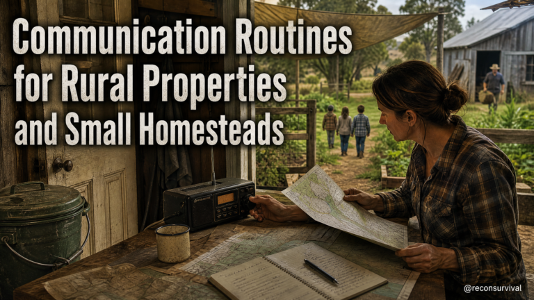 Communication Routines for Rural Properties and Small Homesteads