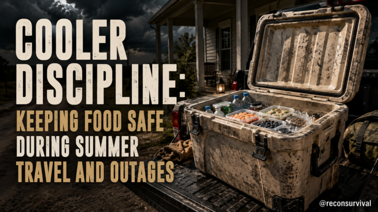 Cooler Discipline: Keeping Food Safe During Summer Travel and Outages