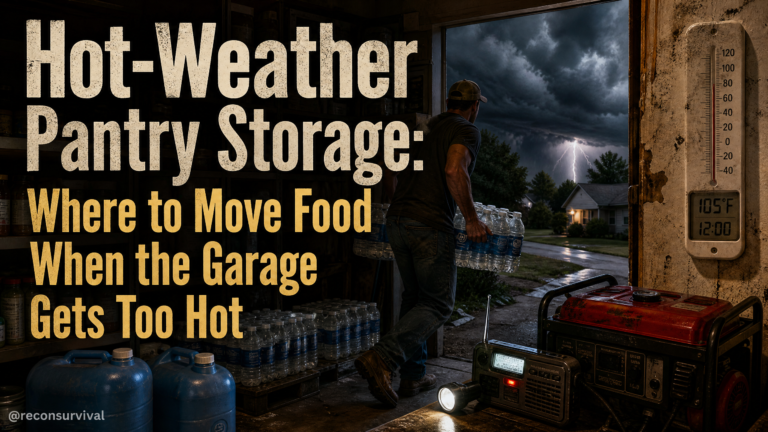 Hot-Weather Pantry Storage: Where to Move Food When the Garage Gets Too Hot