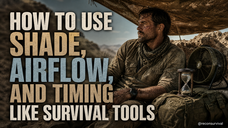 How to Use Shade, Airflow, and Timing Like Survival Tools