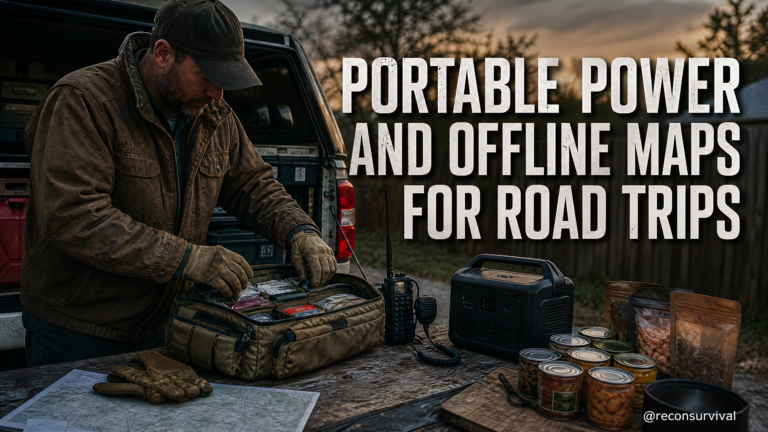Portable Power and Offline Maps for Road Trips