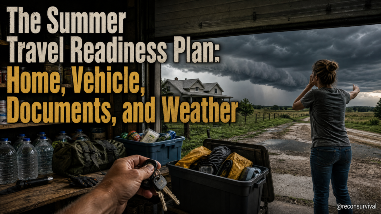 The Summer Travel Readiness Plan: Home, Vehicle, Documents, and Weather