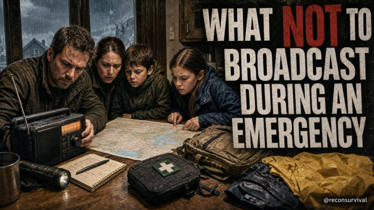 What Not to Broadcast During an Emergency