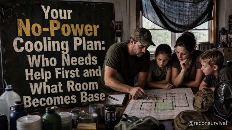 Your No-Power Cooling Plan: Who Needs Help First and What Room Becomes Base