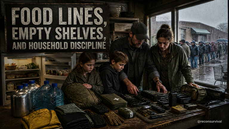 Food Lines, Empty Shelves, and Household Discipline