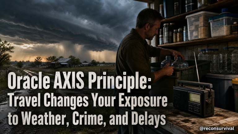 Oracle AXIS Principle: Travel Changes Your Exposure to Weather, Crime, and Delays
