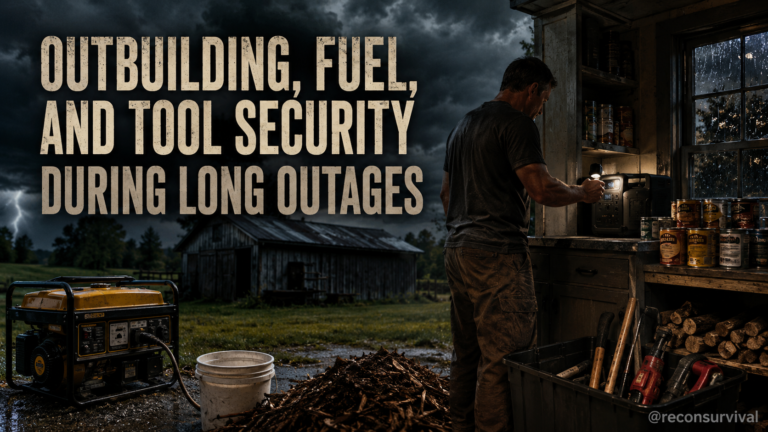 Outbuilding, Fuel, and Tool Security During Long Outages