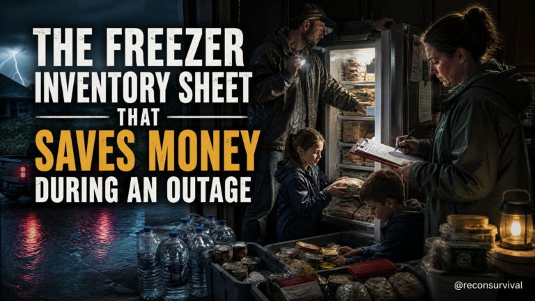 The Freezer Inventory Sheet That Saves Money During an Outage