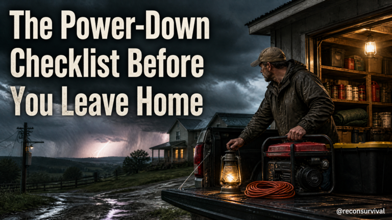 The Power-Down Checklist Before You Leave Home
