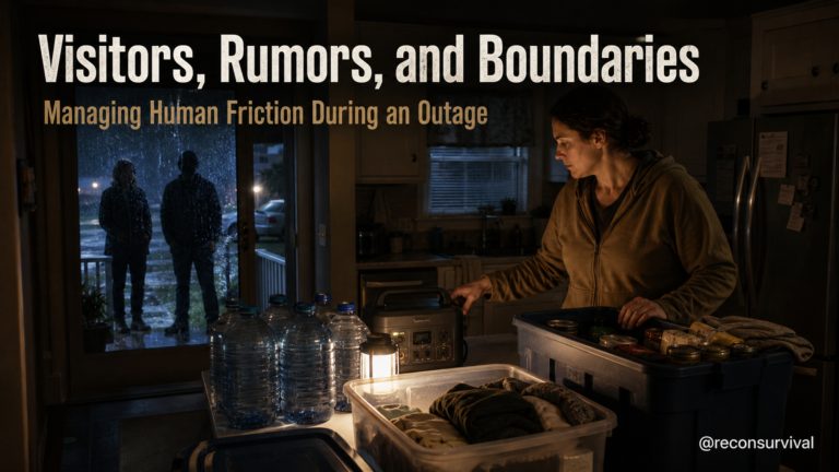 Visitors, Rumors, and Boundaries: Managing Human Friction During an Outage