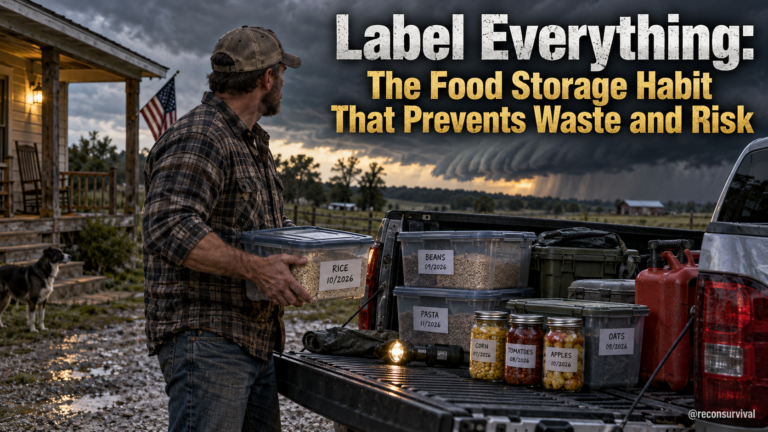 Label Everything: The Food Storage Habit That Prevents Waste and Risk