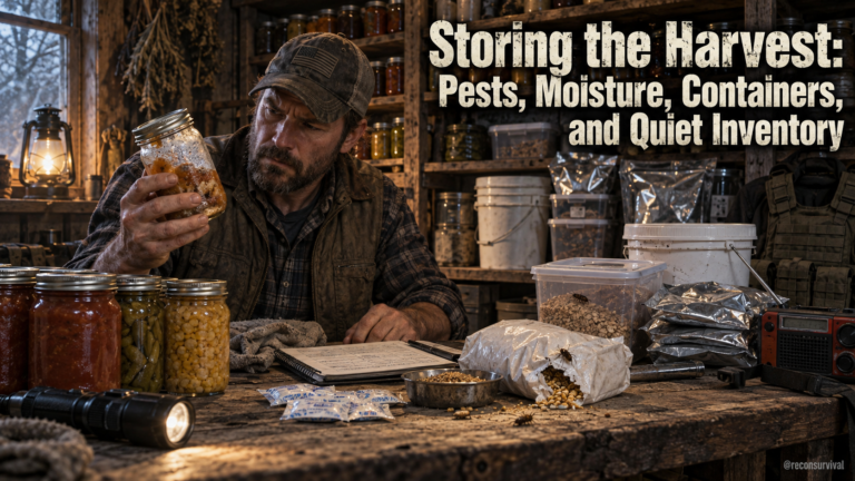 Storing the Harvest: Pests, Moisture, Containers, and Quiet Inventory
