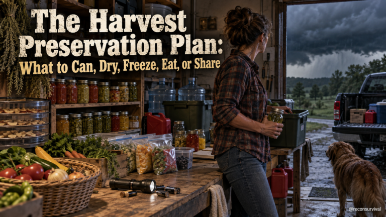 The Harvest Preservation Plan: What to Can, Dry, Freeze, Eat, or Share