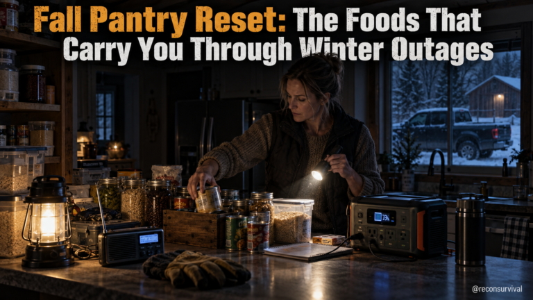 Fall Pantry Reset: The Foods That Carry You Through Winter Outages