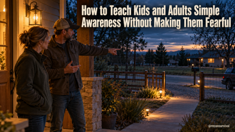 How to Teach Kids and Adults Simple Awareness Without Making Them Fearful