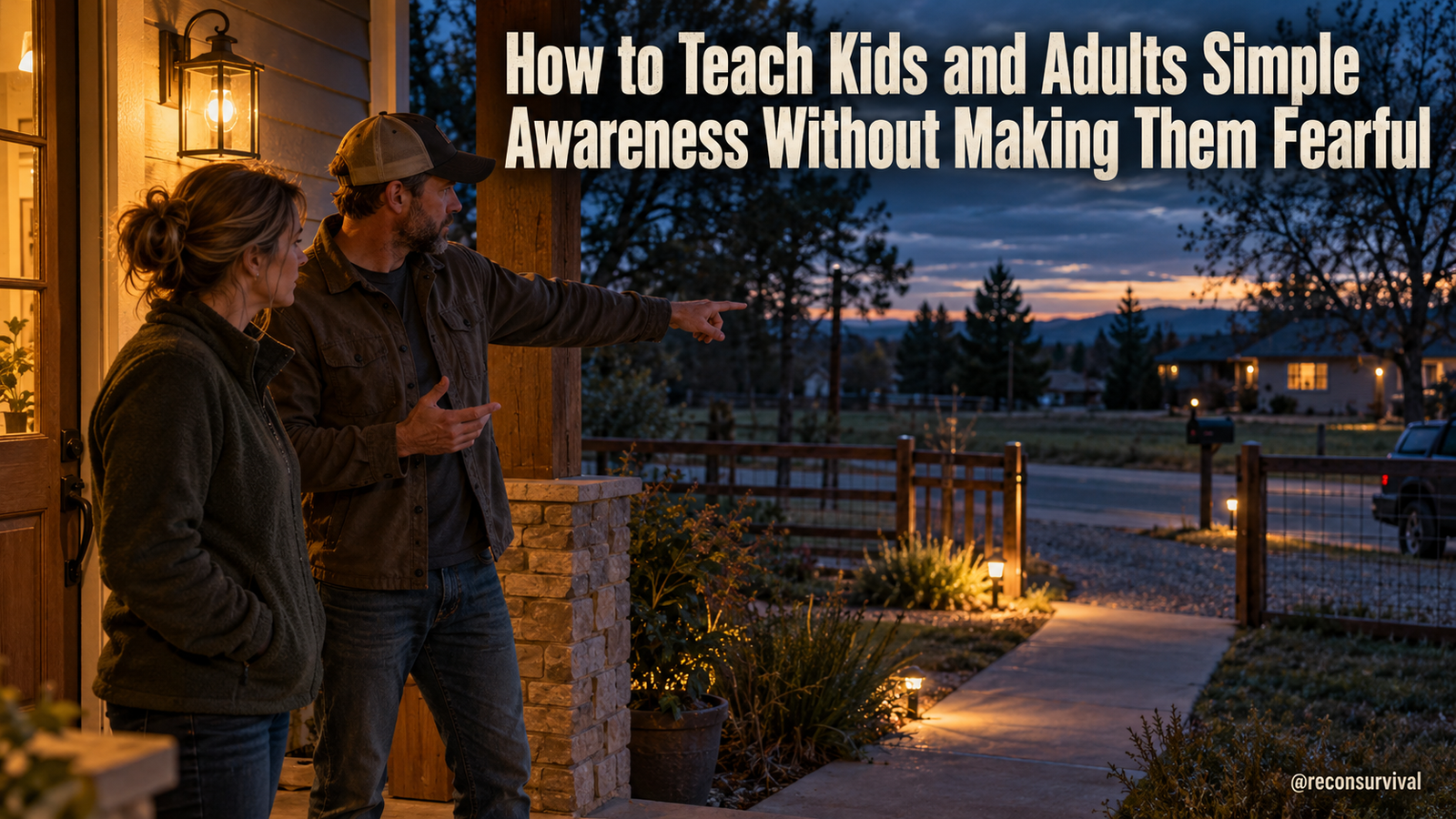How to Teach Kids and Adults Simple Awareness Without Making Them Fearful
