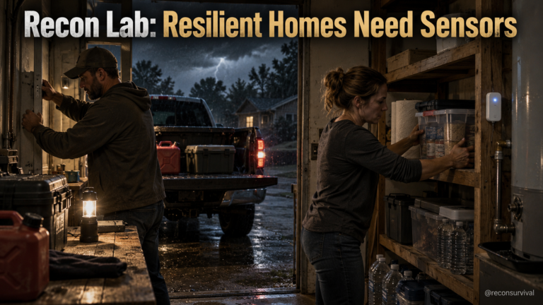 Recon Lab: Resilient Homes Need Sensors as Much as Supplies